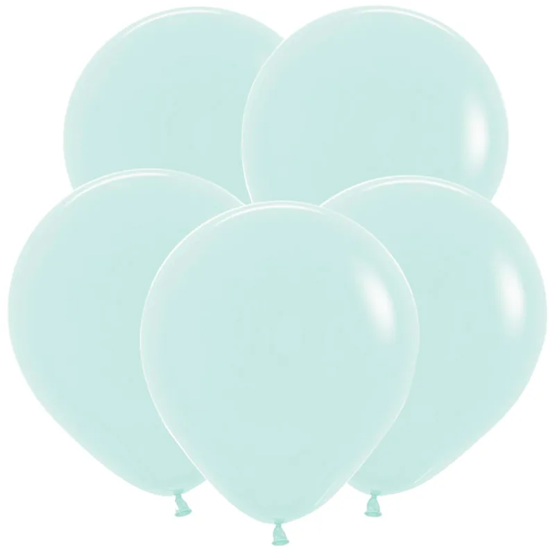 Т 5"/13см  Пастель Мятный Макаронс, 100шт. (Турция)