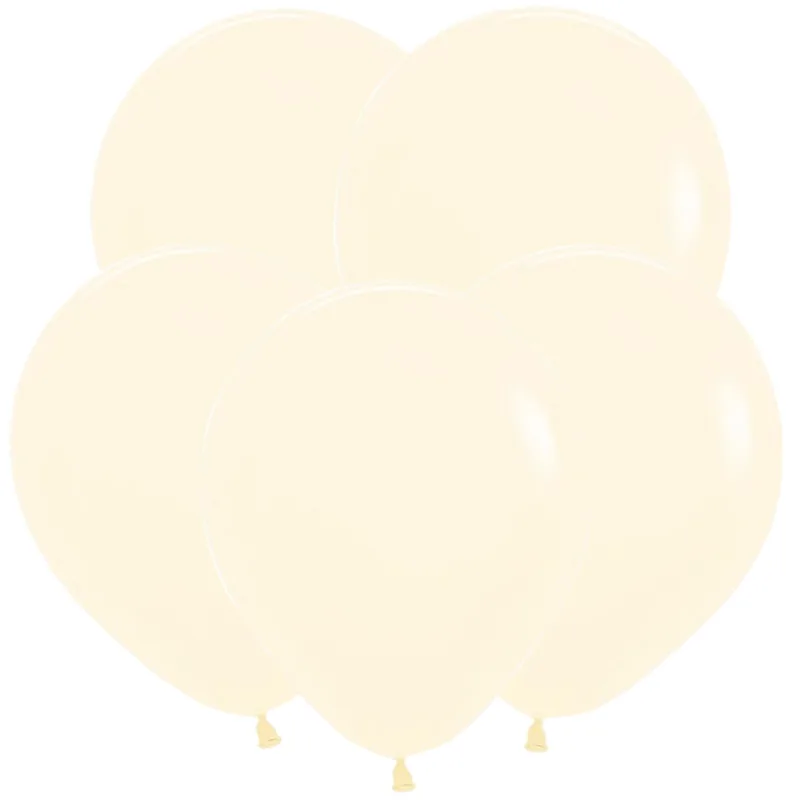 Т 5"/13см  Пастель Желтый Макаронс, 100шт. (Турция)