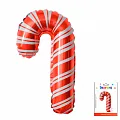 F 14'/36 см Леденец трость, Красный, в упак.1 шт. (Китай)