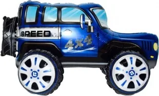 F 24"/61 см Ходячая Фигура, Внедорожник Джип, Синий, 1 шт. в упак. (Китай)
