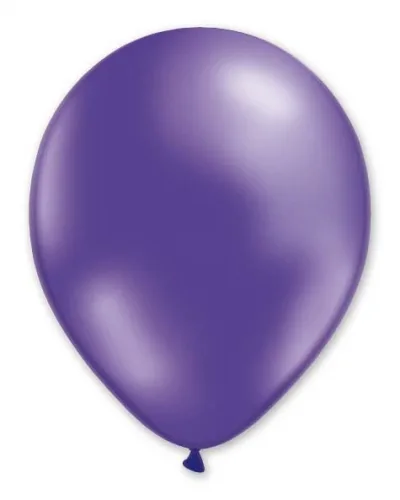 И 12"/31см Фиолетовый, Металлик / 100 шт. (Испания)