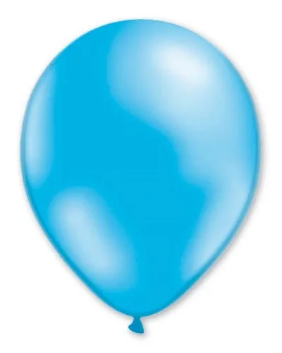 И 12"/31см Небесно-голубой, Металлик / 100 шт. (Испания)