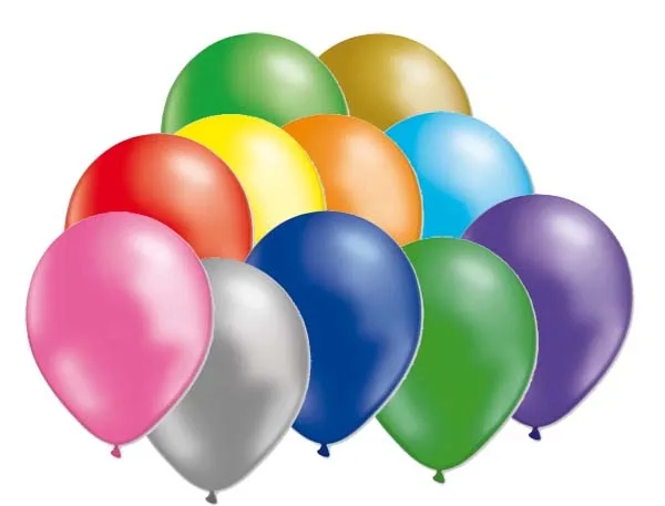 И 12"/31см Ассорти, Металлик / 100 шт. (Испания)