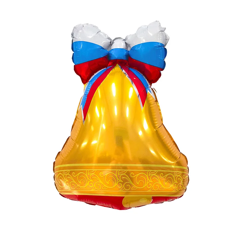 Р 12"/32 см Колокольчик мини триколор, 1 шт. /(Россия)