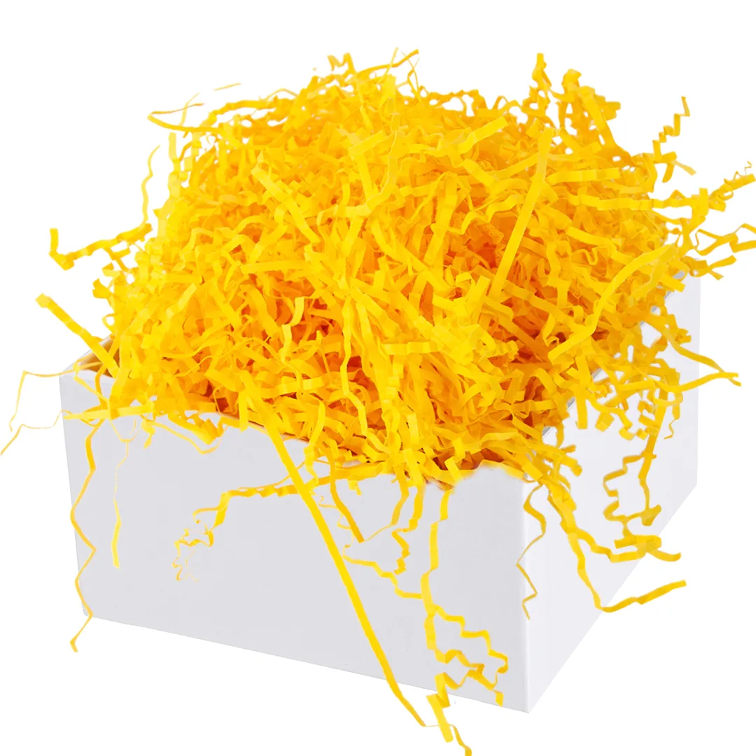 Наполнитель для коробок, бумага, Желтый одуванчик, 50 г.