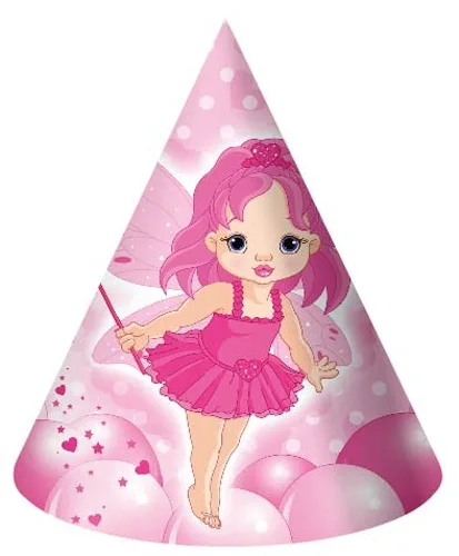 Колпак 16см. (6 шт.) "Фея" с хедером