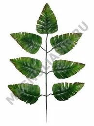 Лист папоротника орляк 7 листьев, 58 см./Китай