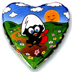 И 18 Сердце Калимеро-путешественник/ Calimero / 1 шт / (Испания)