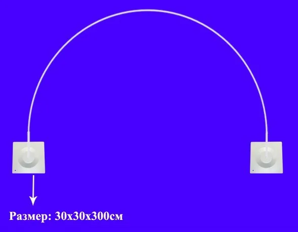 Стойка для арки метал. разборная / 30*30*300 см