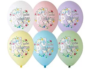 В 14"/36см С ДР Бабочки, 25 шт.(Бельгия)