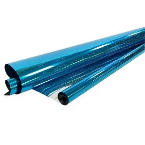 Пленка Голография Синяя/ рулон 70 см*7,1 м 40 мкм (Россия)