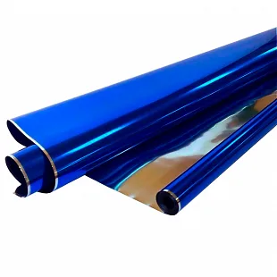 Пленка для цветов "Металл Темно Синяя" 7,5*0,7м.