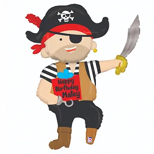 G 44"/111см Пират. С днем рождения, дружище! , 1 шт.(Италия)