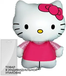 И 14 Hello Kitty, Котенок с бантиком, Розовый,/ 1 шт (Испания)