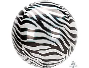 А 16" Сфера 3D Зебра/ 1 шт./ (США)