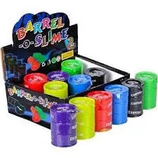 Лизун Бочка Неон / 1 шт./ (Китай)