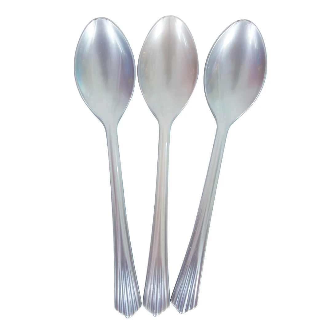 Ложки, Матовое серебро, 17 см, 10 шт.