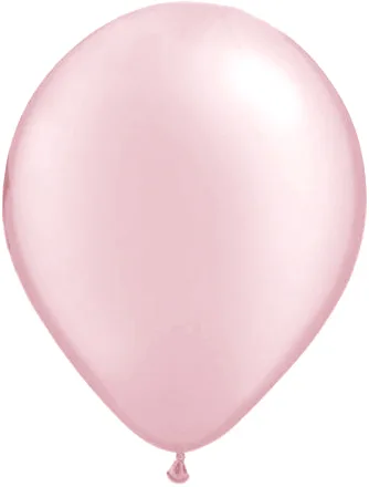 М Перламутр 5"/13см Розовый / Pink / 100 шт. / (Мексика)