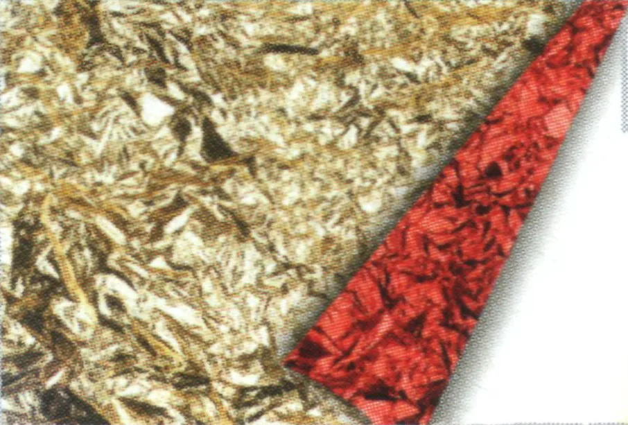 Полисилк ItalPak рулон 100 см/20 м Золото/красный (Италия)