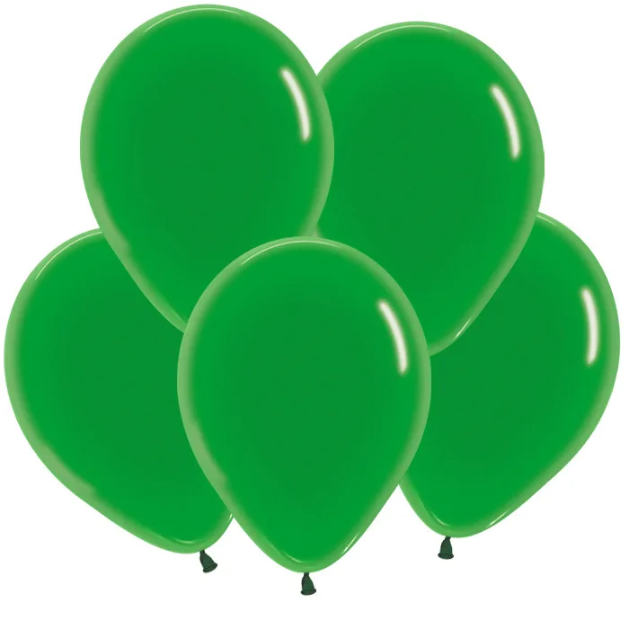 S Кристал 12"/30см Зелёный / Green / 100 шт. / (Колумбия)