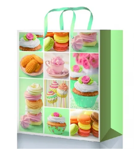 OPTIMA Пакет подарочный Вкусные сладости (М) 18 х 23 х 10