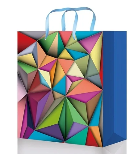 OPTIMA Пакет подарочный. ламинированный. 22x31x10 см. В трех измерениях