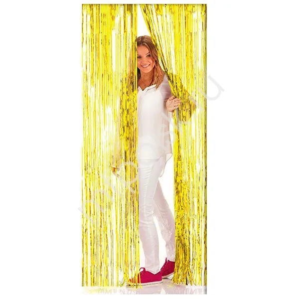 Занавес "Дождик" Золотой 2м*1м/1 шт./ (Китай)