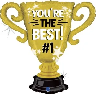 G 33"/84 см Кубок Чемпионов, Ты Лучший #1, Золото, 1 шт.  (Италия)