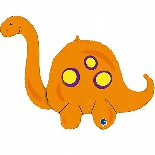 G 44"/111см Оранжевый Бронтозавр , 1 шт. (Италия)