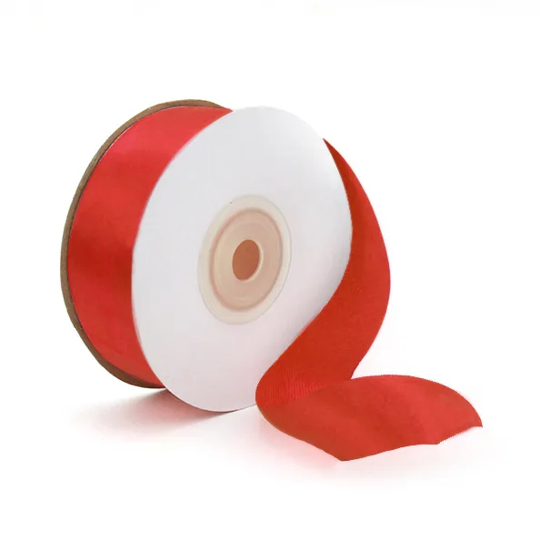 Лента Атлас Классический красный/ 50 мм * 22,85 м (Китай)