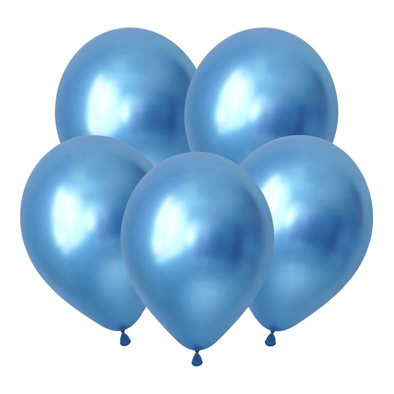 D 12"/858 Синий, Зеркальные шары 50 шт.(Вьетнам)