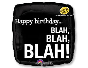 А 18" Квадрат HB BLA-BLA-BLA Оскорбления/1 шт./ (США)