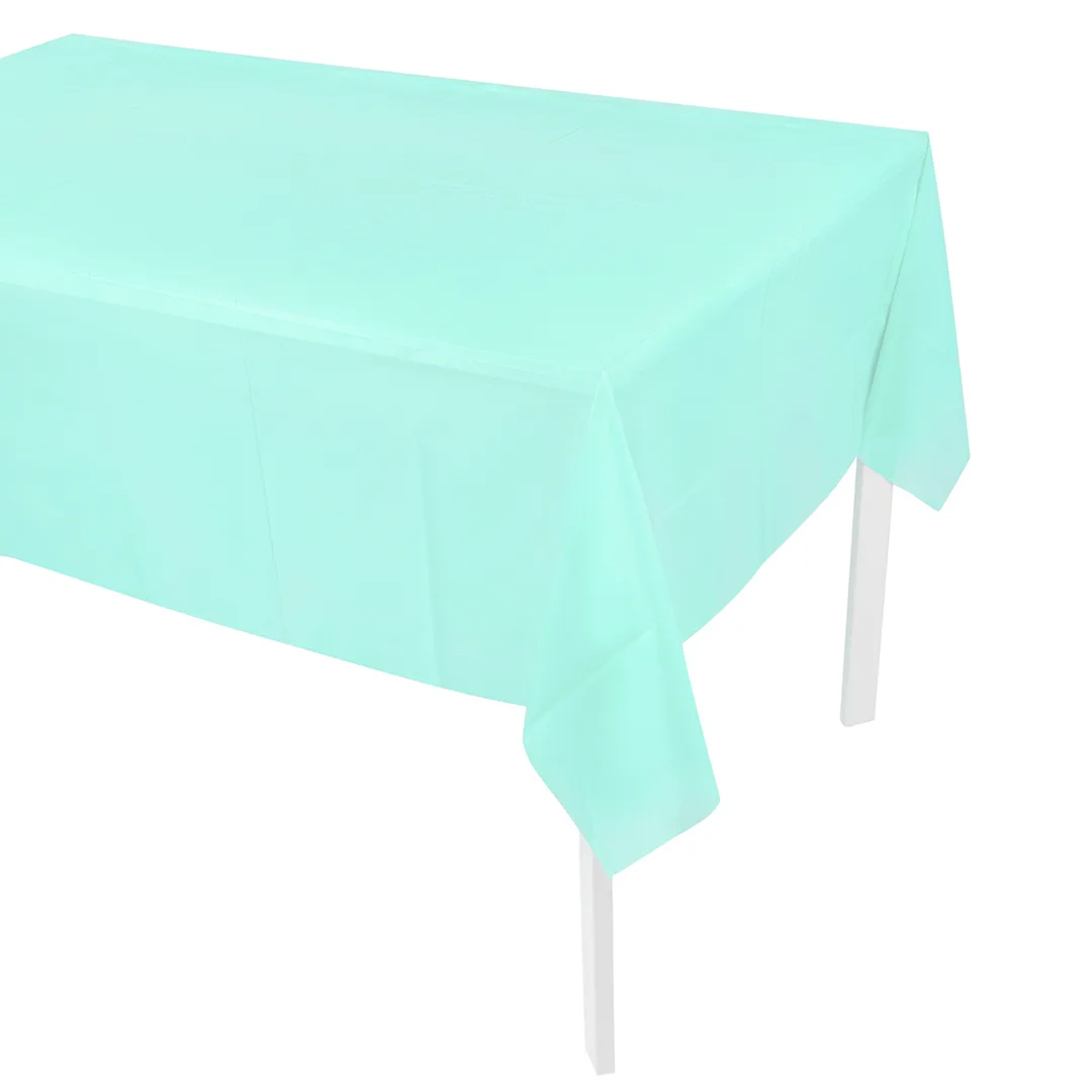 Скатерть одноразовая, Мастхэв, Мятный, 137*274 см, 1 шт.