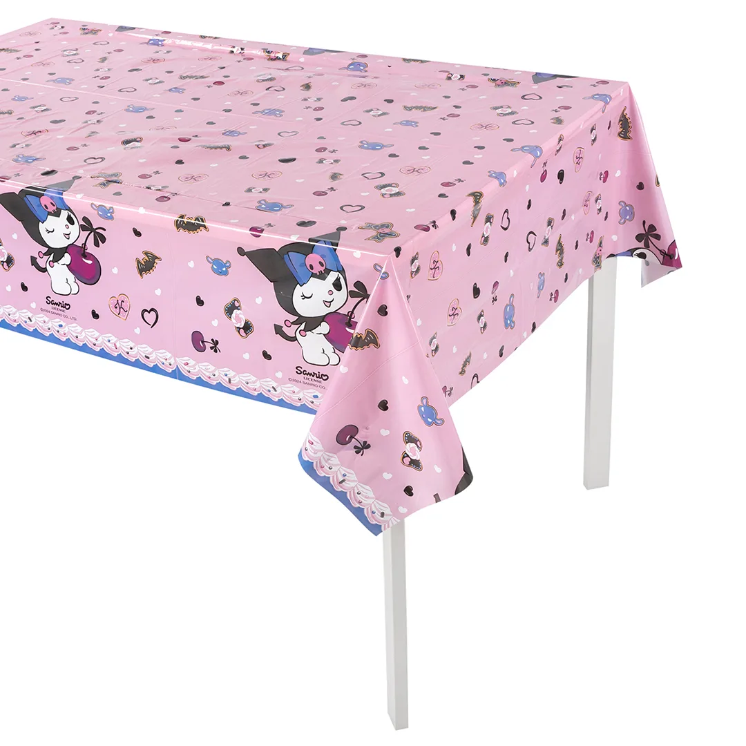 Скатерть одноразовая, Kuromi, 120*180 см, 1 шт.