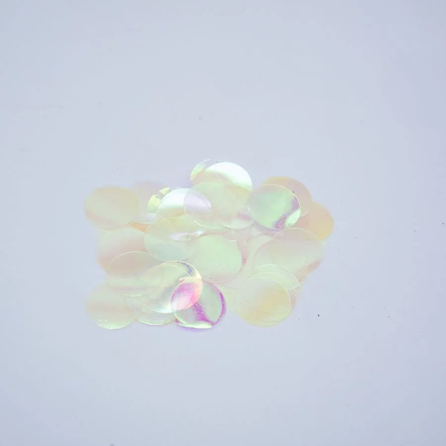 Конфетти фольга Круги 1 см хамелеон (50 гр/уп.)