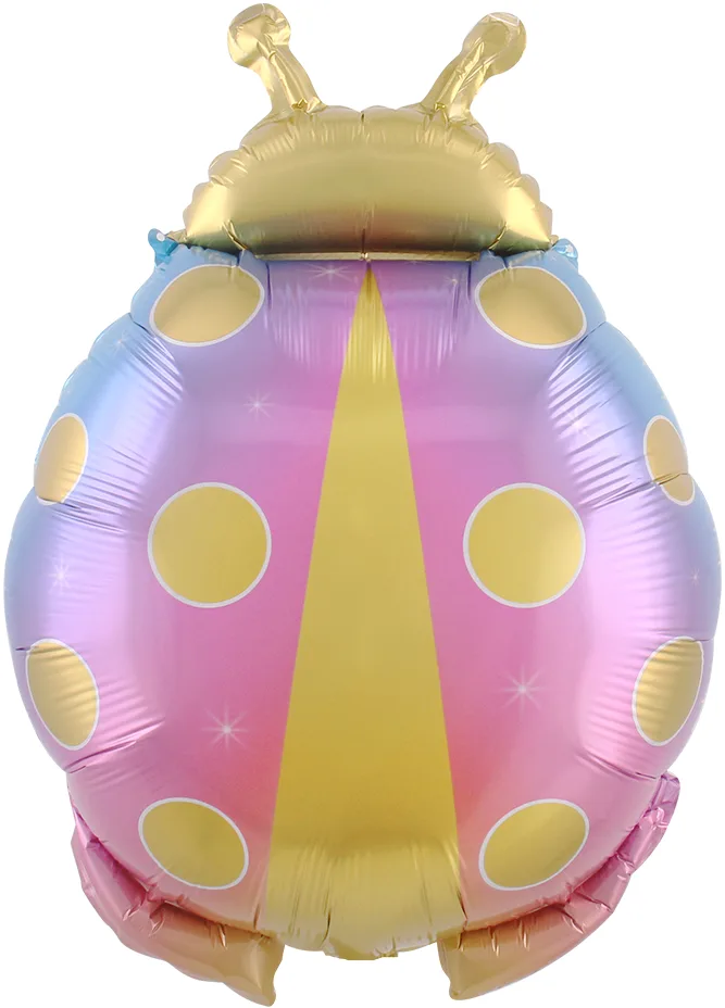 F 29"/74см Божья коровка, Розовый, 1 шт.  (Китай)