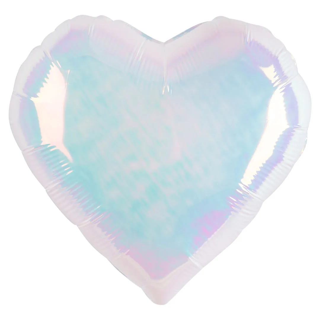 F 40''/102 см Сердце, Жемчужный, Хамелеон, 1 шт. в уп.(Китай)