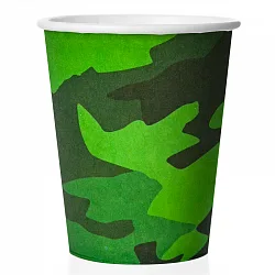 Стакан "Камуфляж",военный, 250мл., 6 шт.