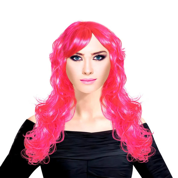 Парик "Романтичный" Розовый/ 1 шт./ Китай