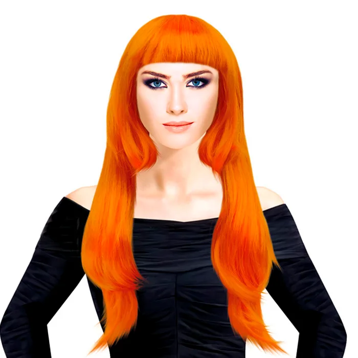 Парик "Каскад" Рыжий/ 1 шт./ Китай