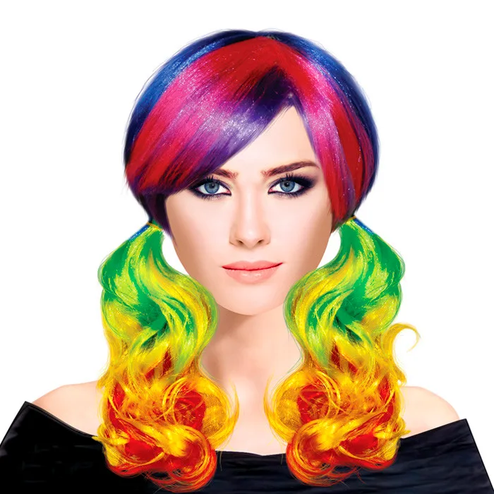 Парик "Хвостики" Цветной/ 1 шт./ Китай