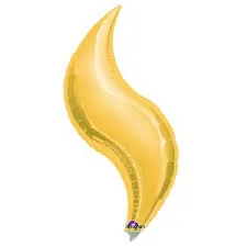 И 19 Зигзаг металлик Золото/ Gold/ 1 шт / (Испания)