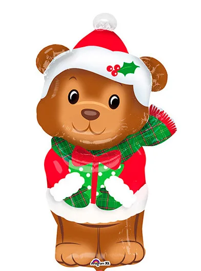 А 14"/36см  Новогодний мишка / Christmas Bear A30 Anagram