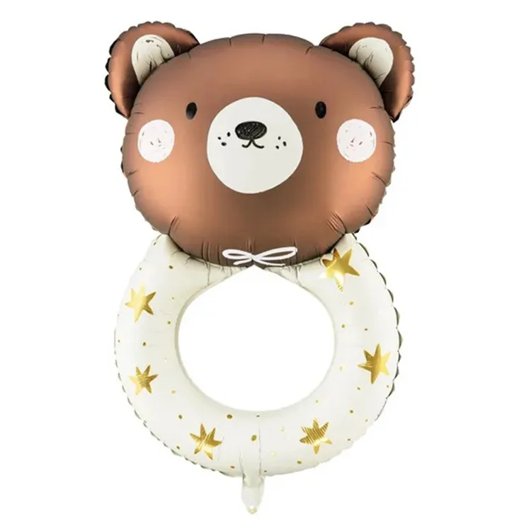 К 26"/66 см. Погремушка Мишка/ 1 шт./ (Китай)