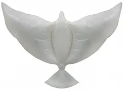 F 34''/86 см  Воздушный  голубь, Белый, 1 шт.(Китай)