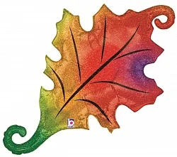 В 40"/102см Осенний лист , 1 шт. (США)