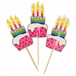 Пики для канапе Тортики 20 шт.