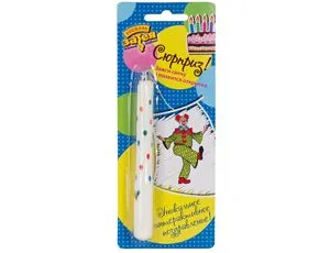 Свеча д/торта Сюрприз HB Клоун 13 см.