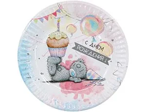 Тарелка бум ДР MeToYou Акварель 17см/ 6шт