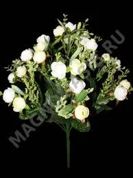 Букет розочек флористических 13 групп, 46 см